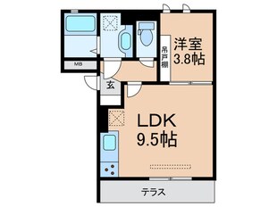 エムズ　パリオの物件間取画像